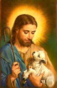 Jesus_147 holding lamb
